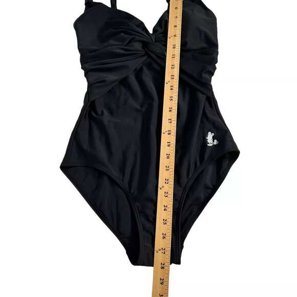 Disney Parks Black Mickey Mouse Adjustable Strap One Piece Swimsuit Size S - Picture 16 of 16